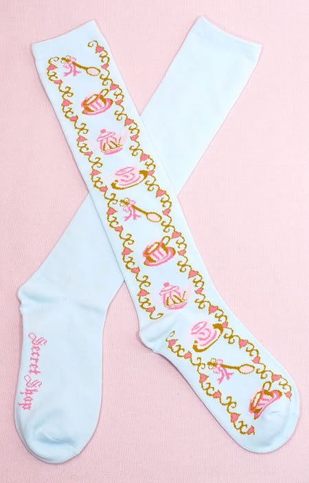 Secret Shop Wonder Party Sweet Lolita Socks